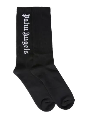 Palm Angels Gothic Logo Socks
