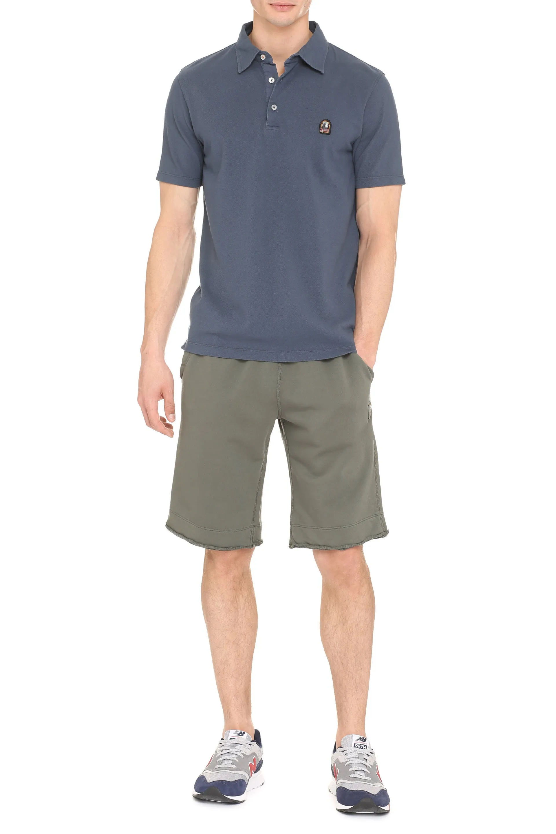 Parajumpers Logo Patch Buttoned Polo Shirt