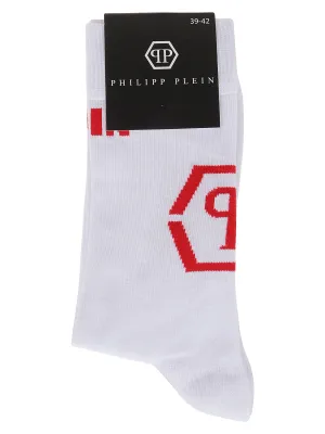 Philipp Plein Logo Crew Socks
