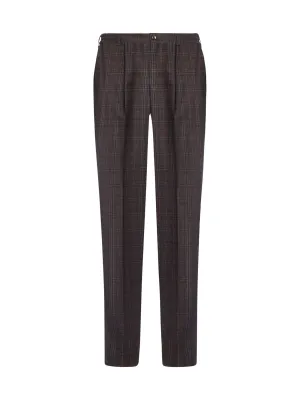 Pt01 Check-Pattern Tailored Pants