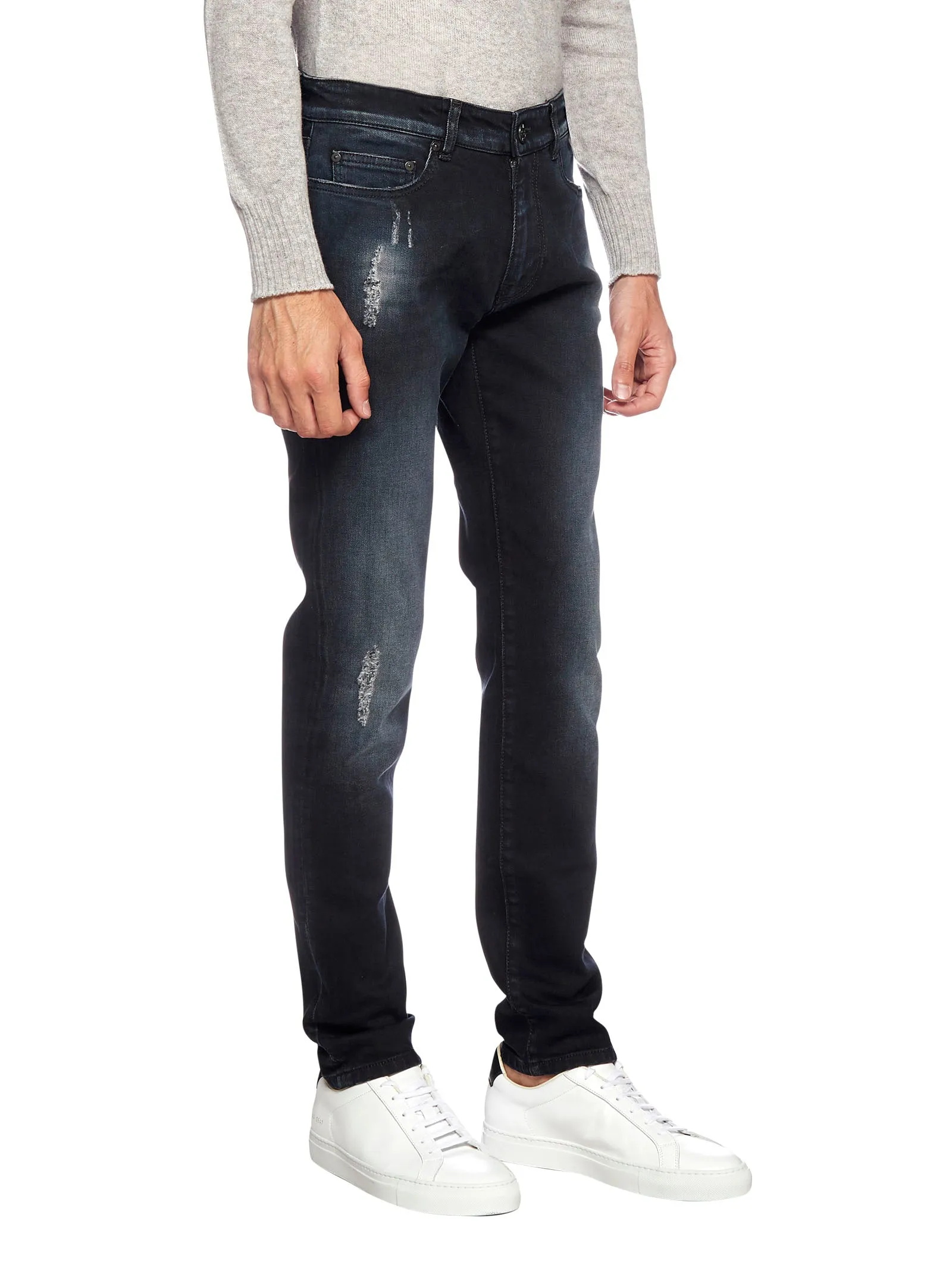 Pt05 Ripped Slim-Cut Jeans
