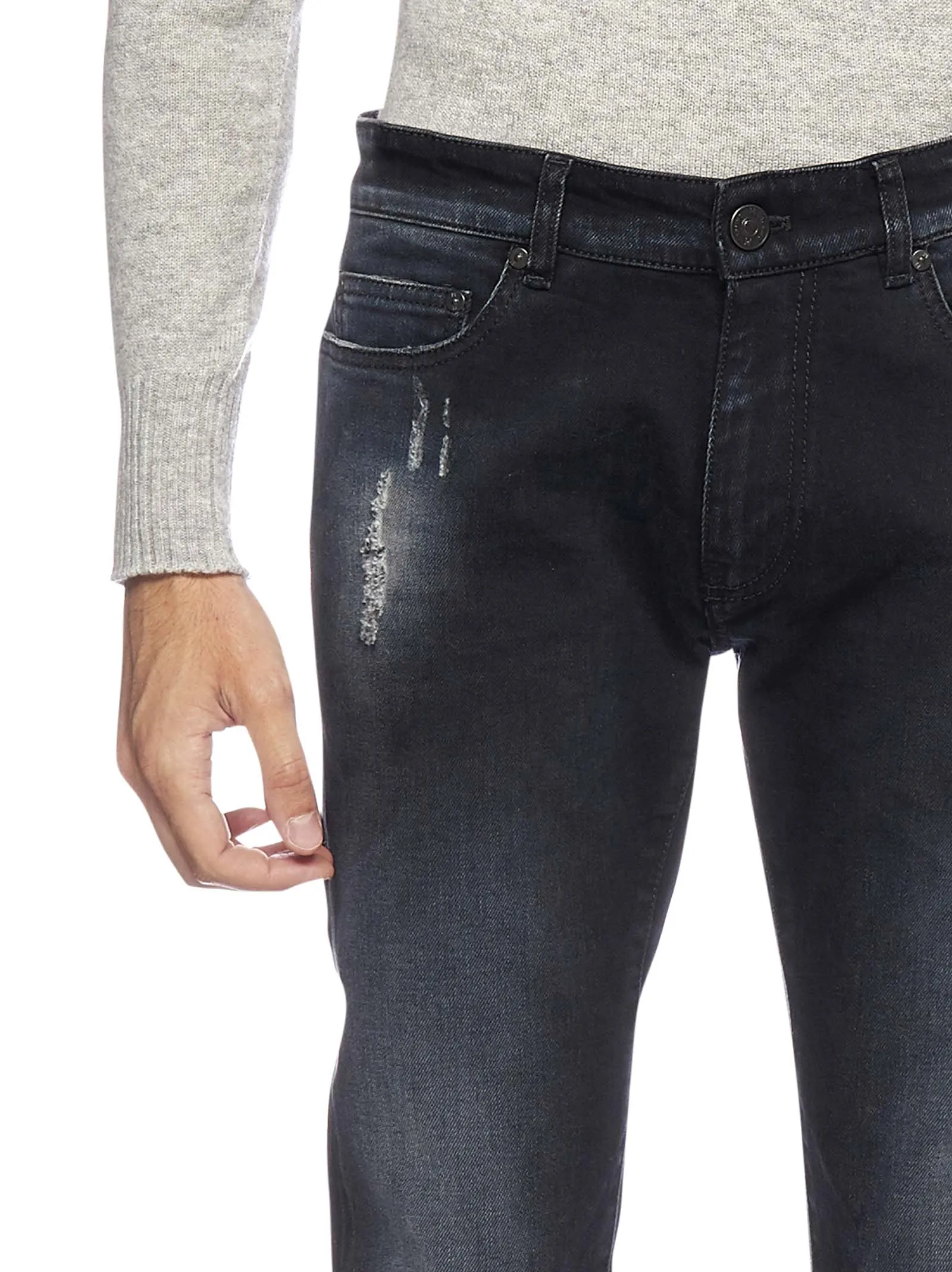 Pt05 Ripped Slim-Cut Jeans