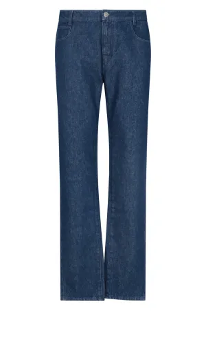 Raf Simons Logo Patch Jeans
