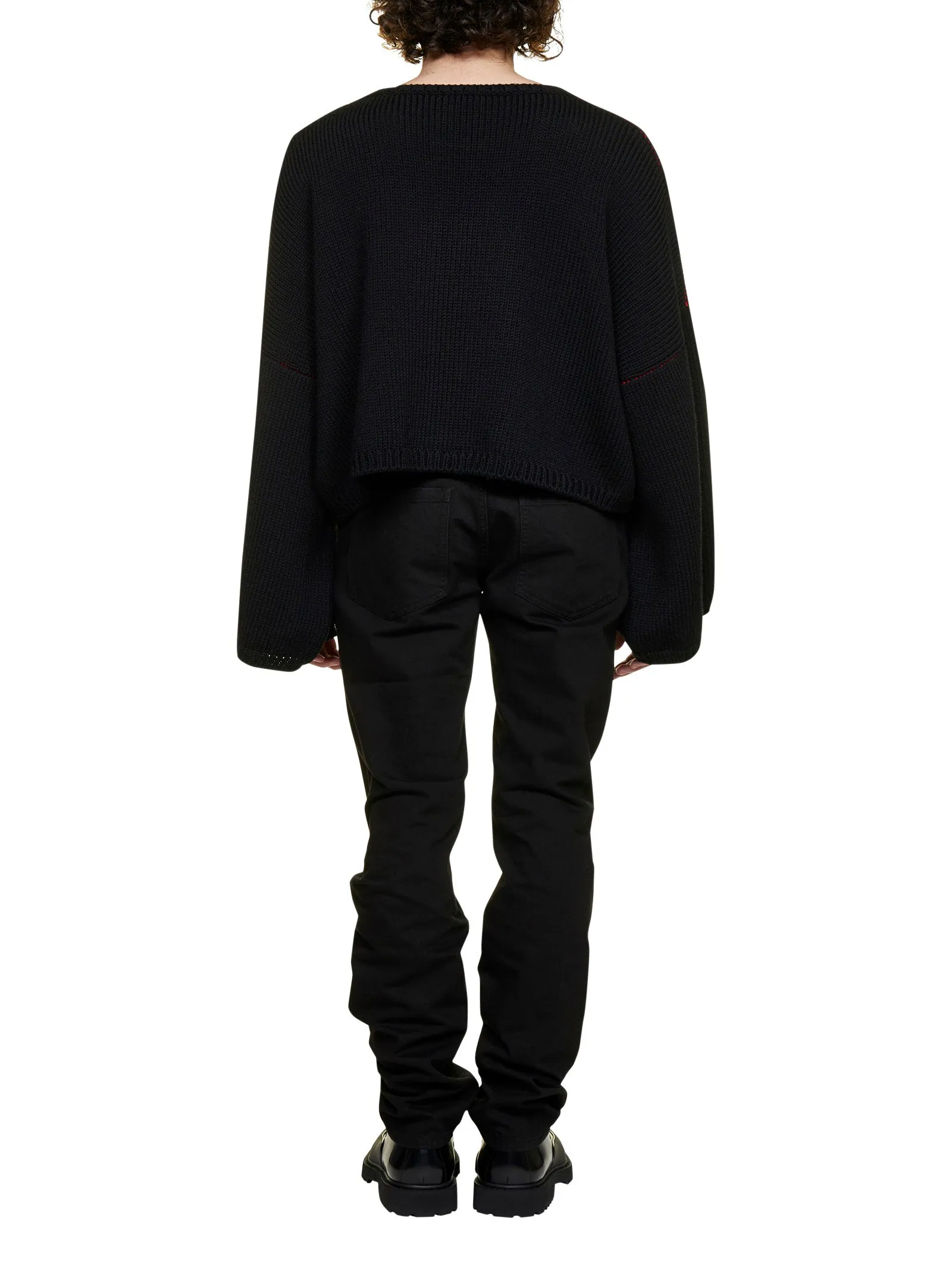 Raf Simons Logo Patch Jeans