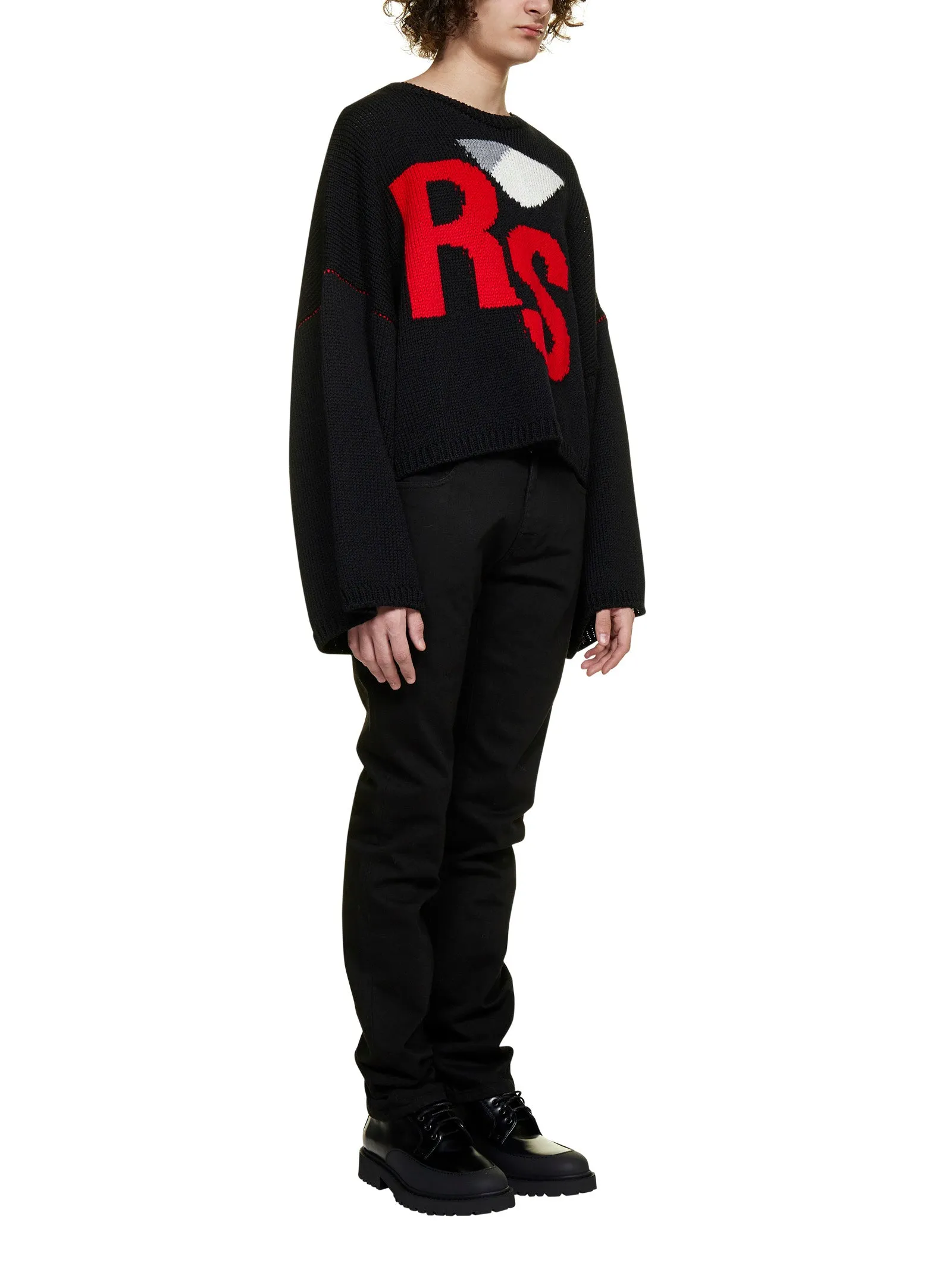 Raf Simons Logo Patch Jeans