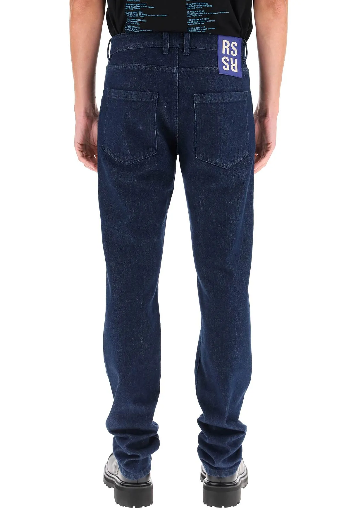 Raf Simons Logo Patch Jeans