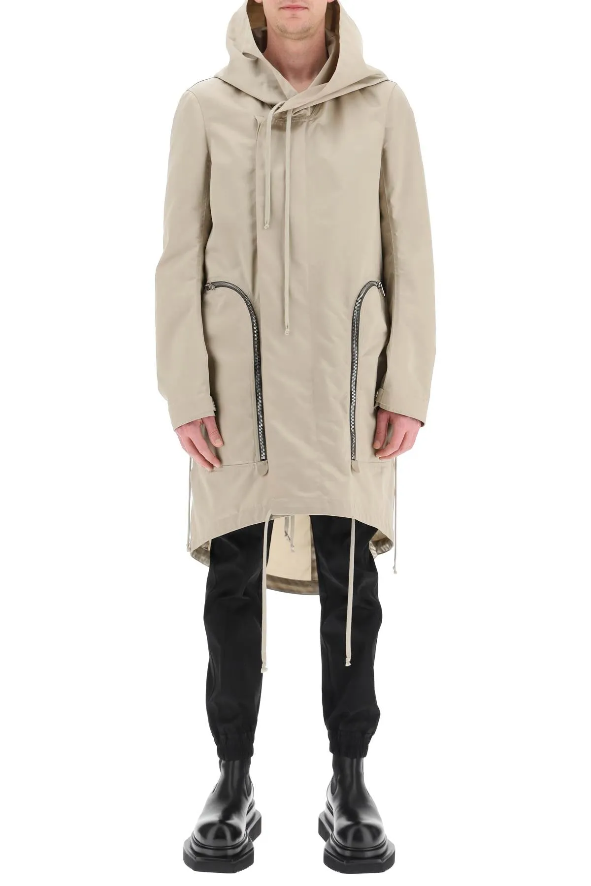 Rick Owens Bauhaus Fishtail Coat