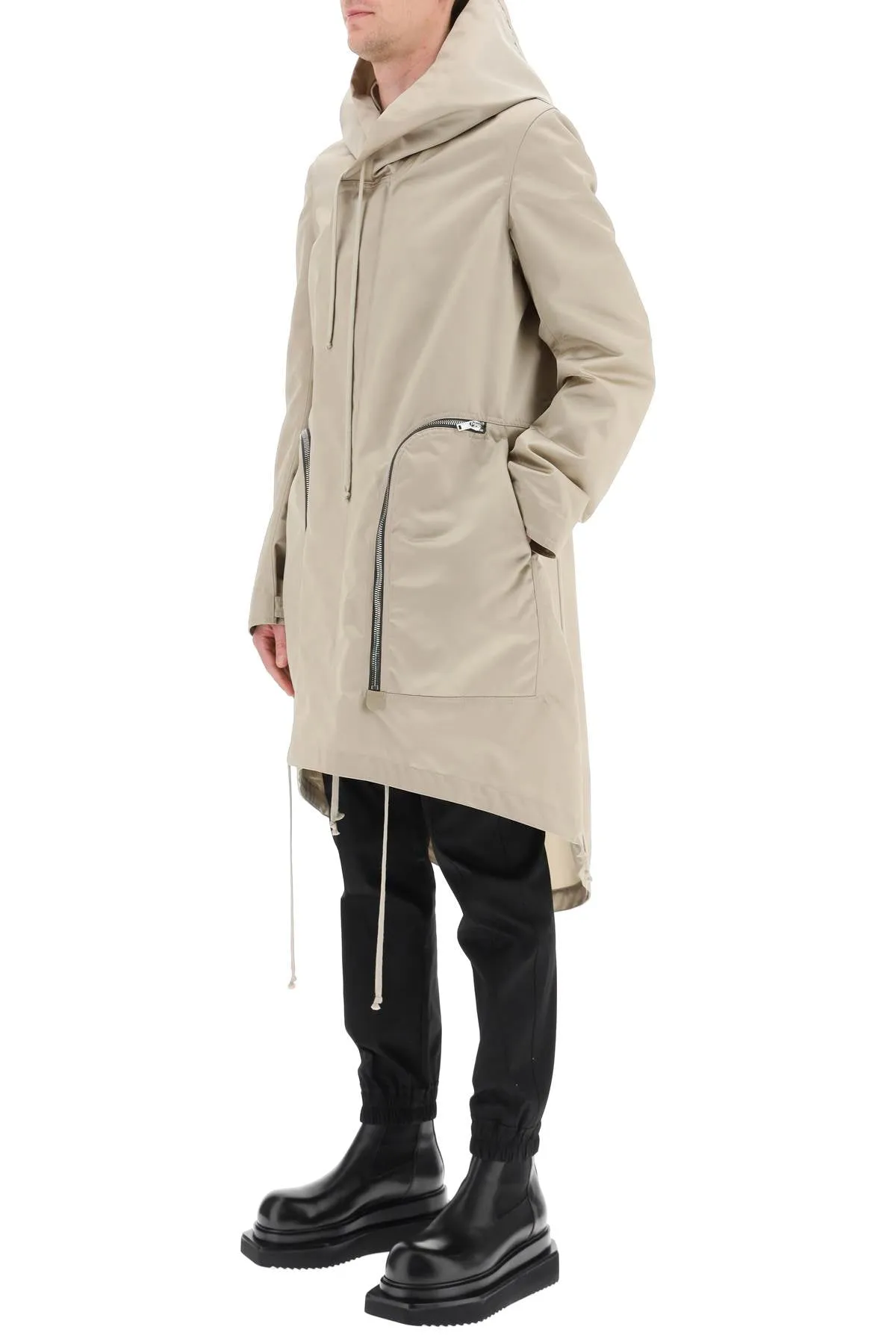 Rick Owens Bauhaus Fishtail Coat