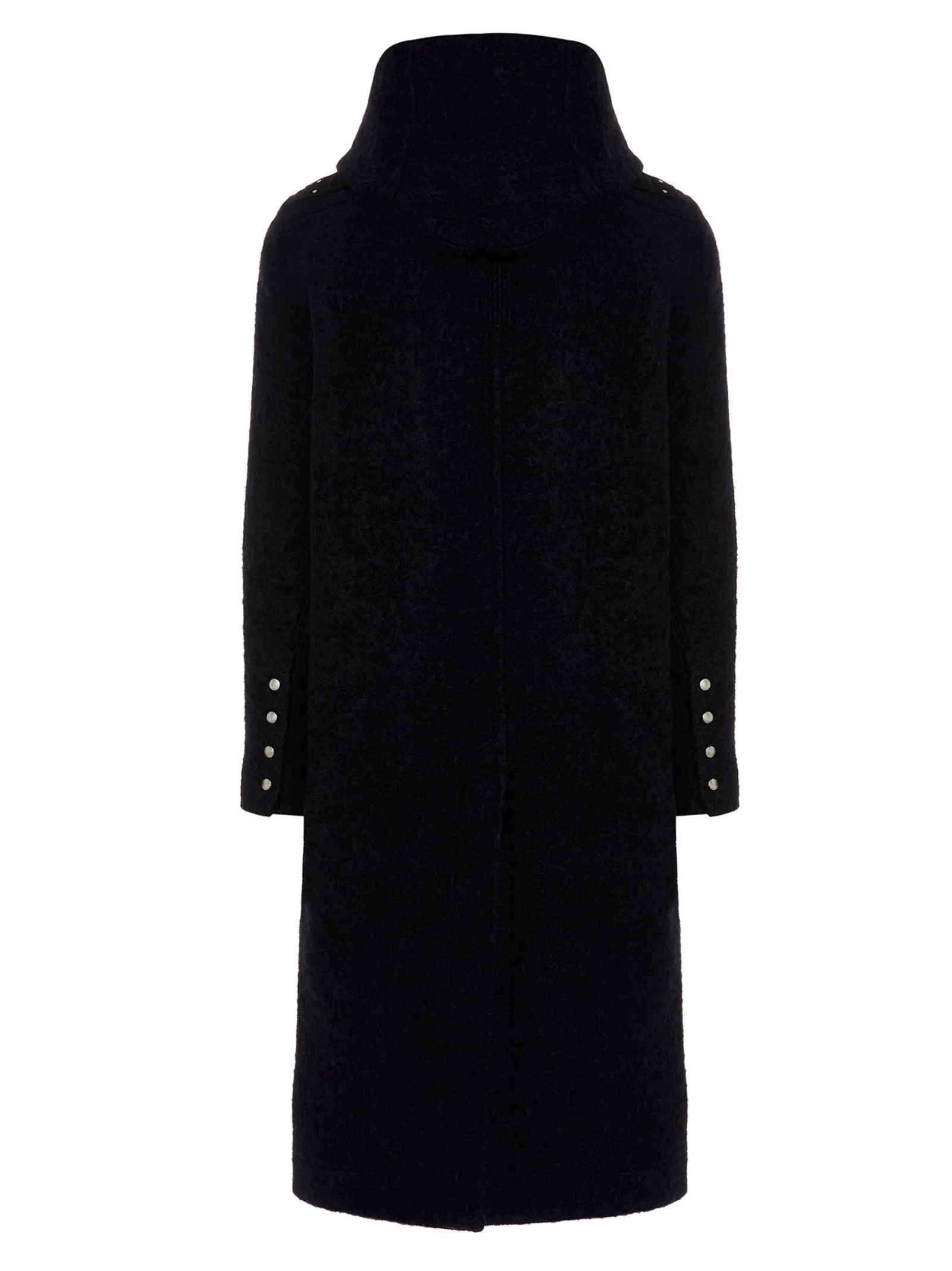 Rick Owens Buttoned Hooded Coat