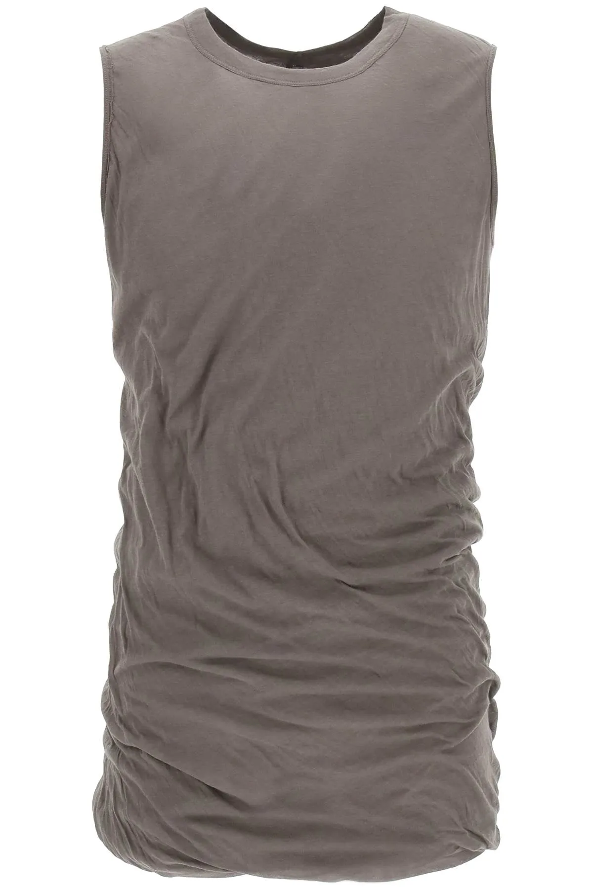 Rick Owens Crewneck Twisted Tank Top
