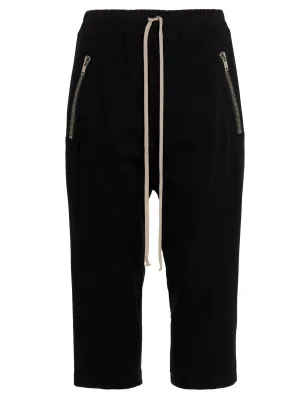 Rick Owens Drawstring Cropped Track Pants