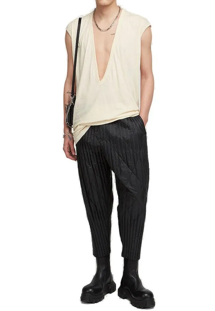 Rick Owens Raw Cut V-Neck Tank Top