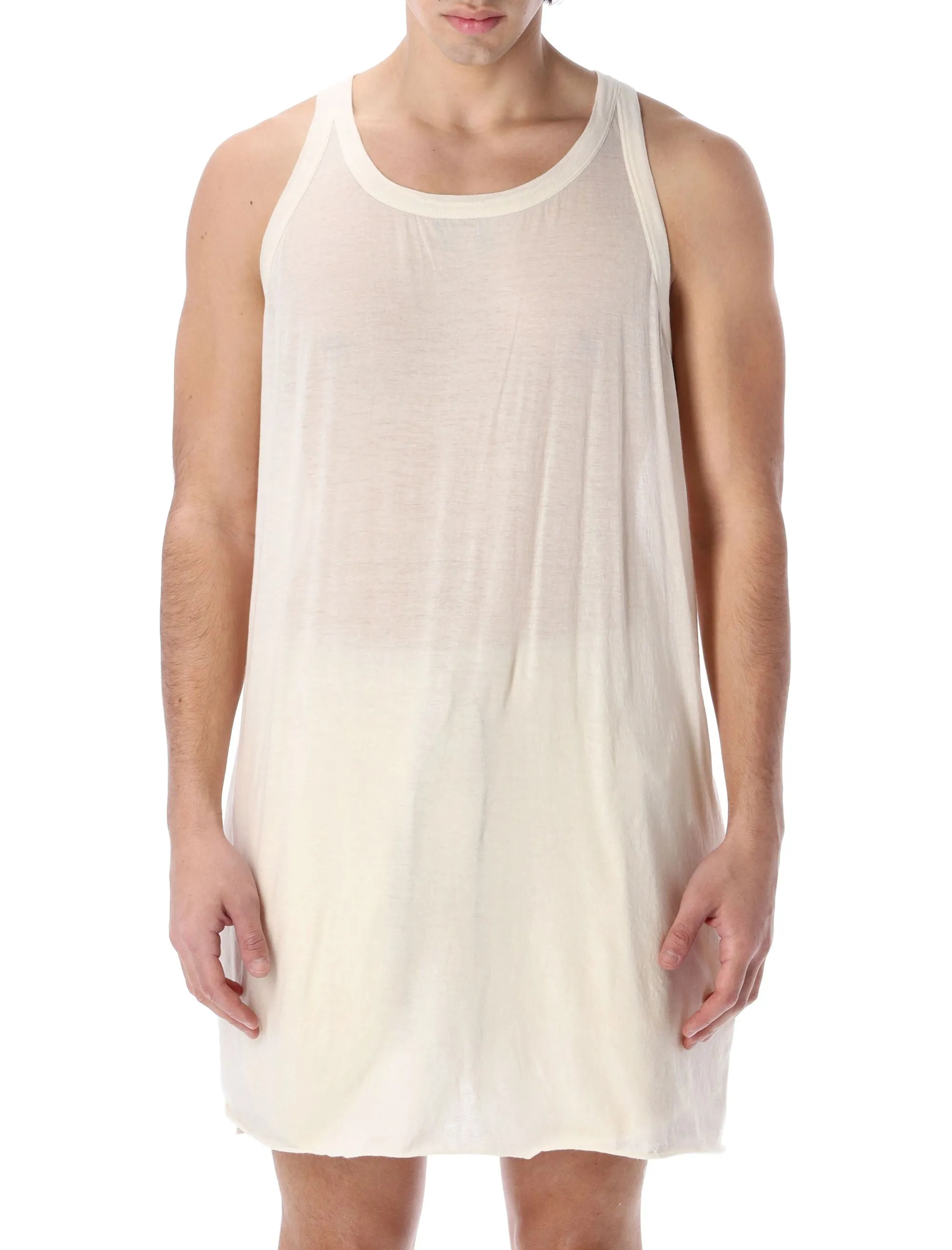 Rick Owens U-Neck Long Tank Top