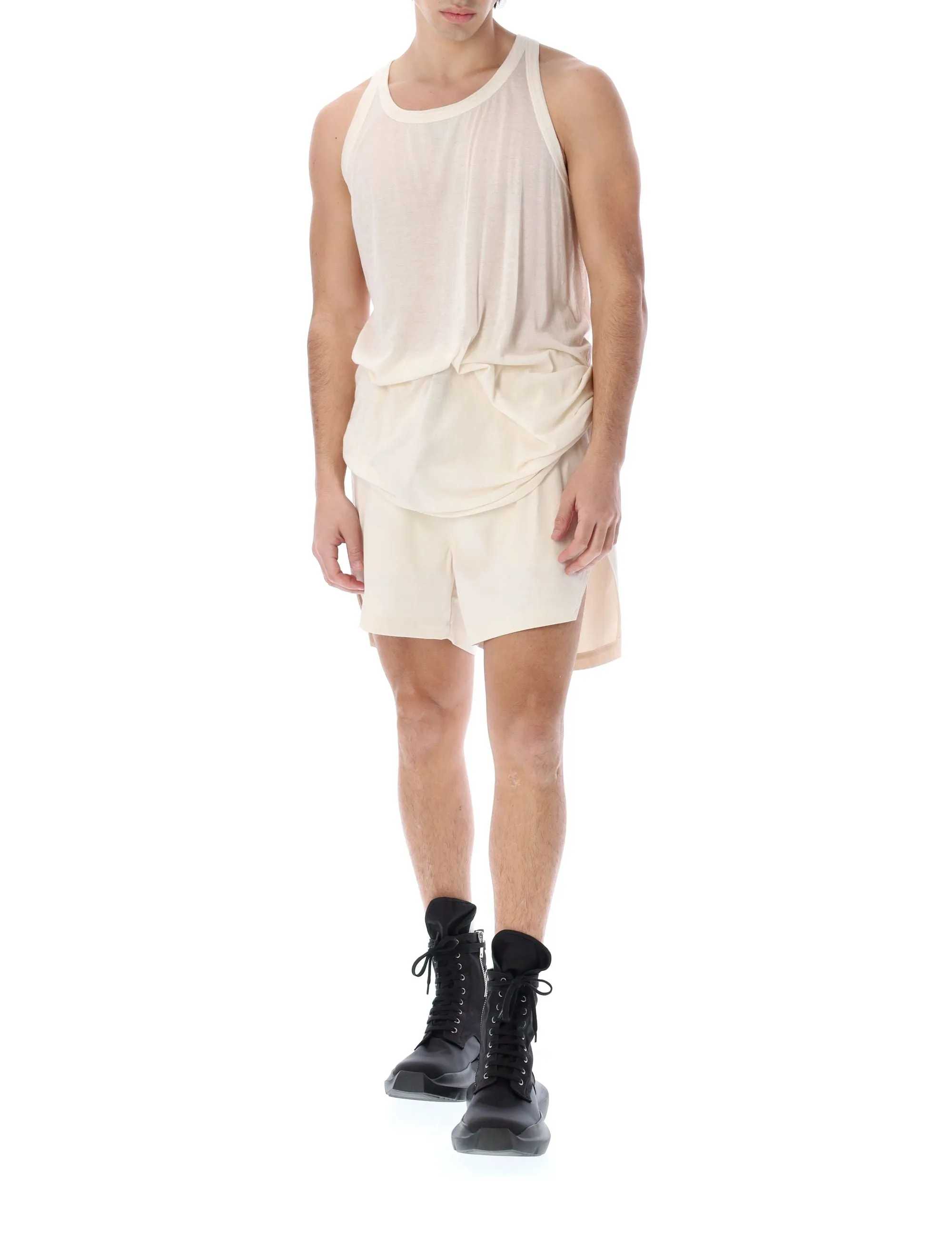 Rick Owens U-Neck Long Tank Top
