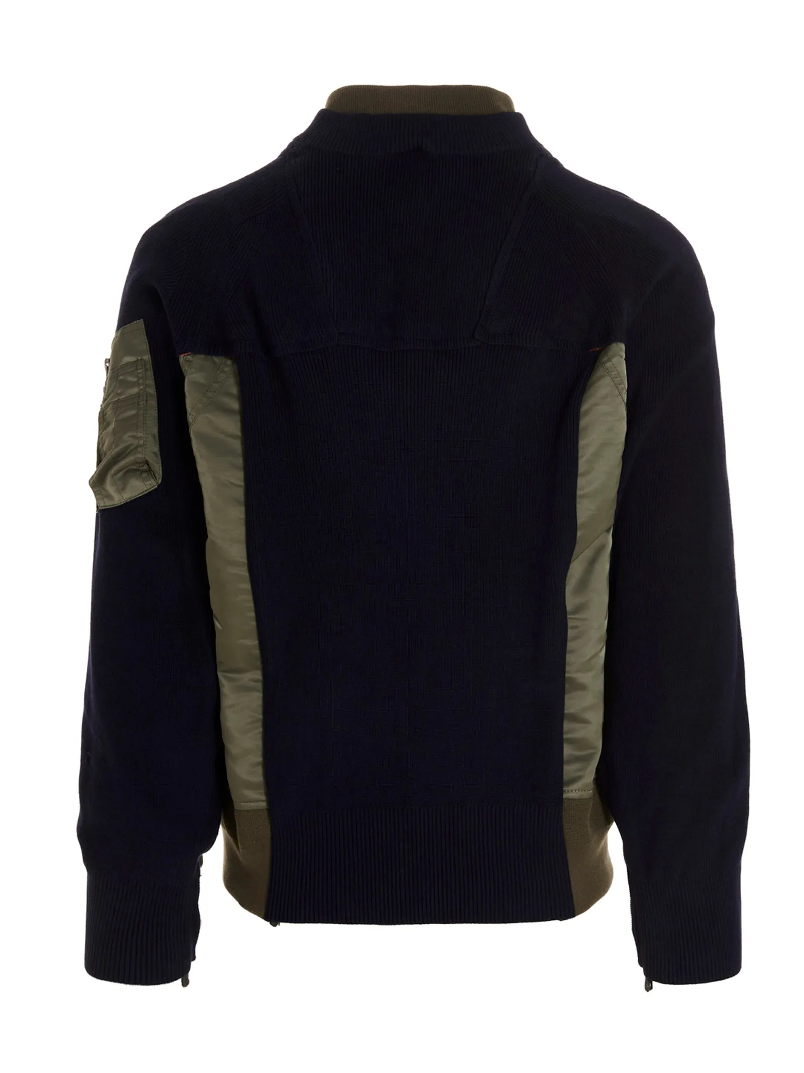 Sacai Panelled Zipped Jacket