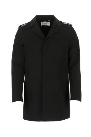 Saint Laurent Concealed Button Trench Coat