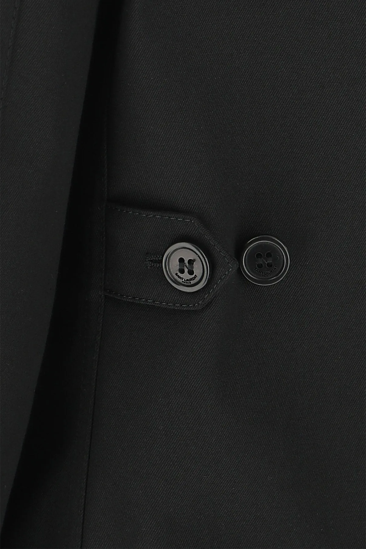Saint Laurent Concealed Button Trench Coat