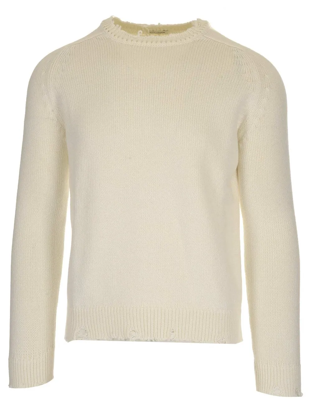 Saint Laurent Destroyed Knit Sweater