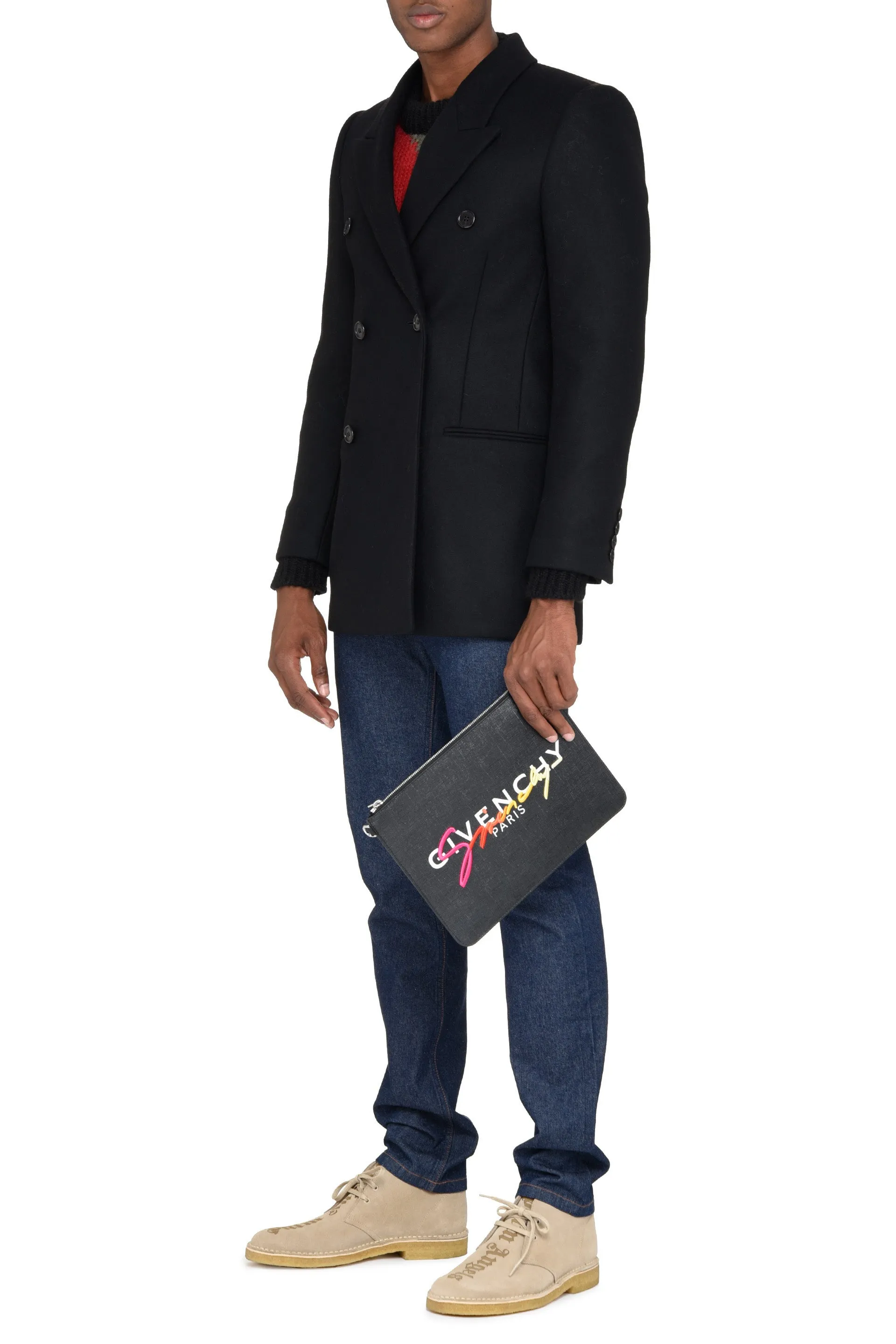Saint Laurent Double-Breasted Coat