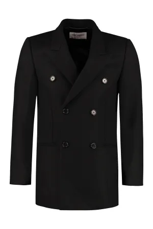 Saint Laurent Double-Breasted Coat
