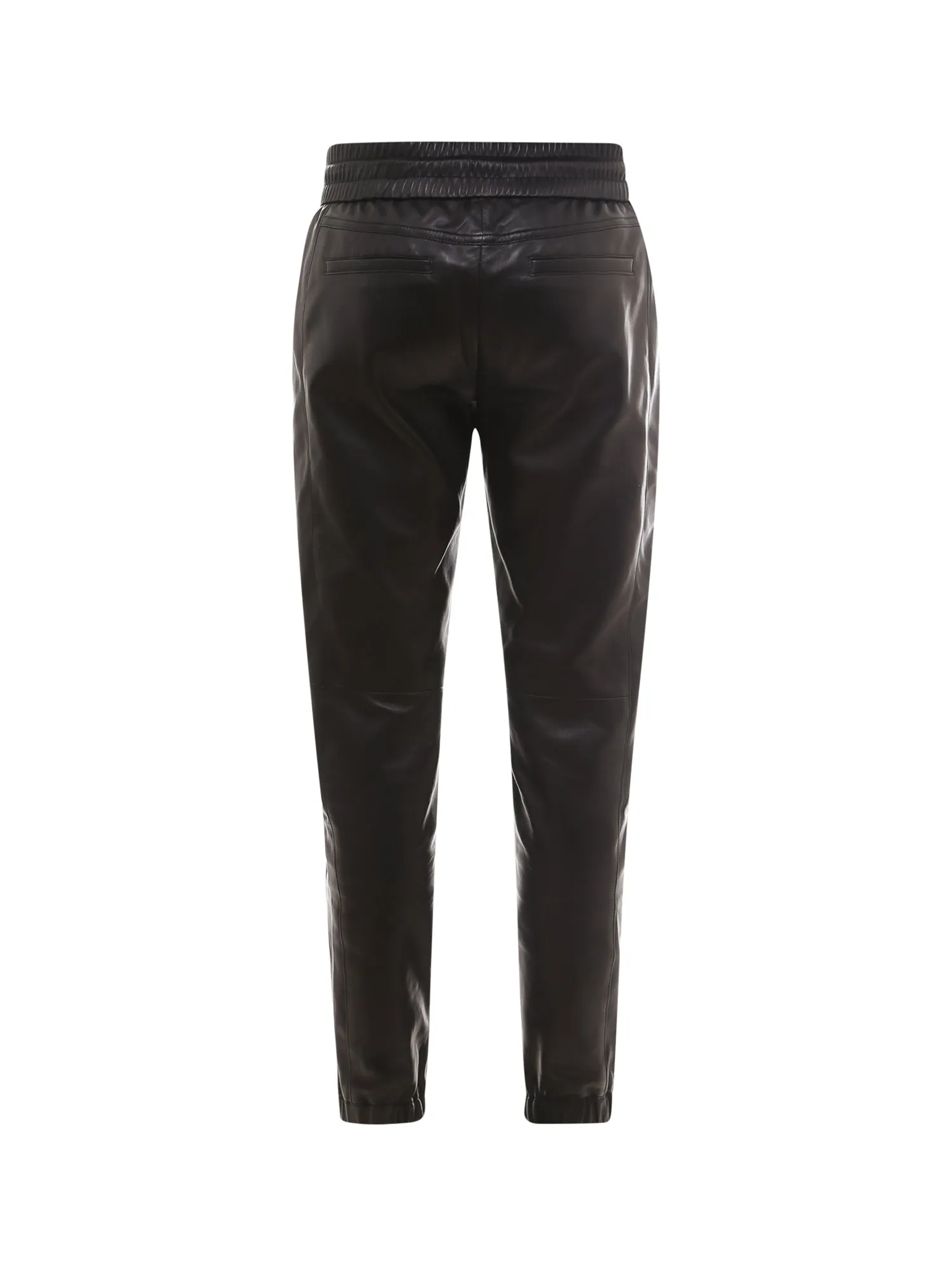 Saint Laurent Drawstring Leather Pants