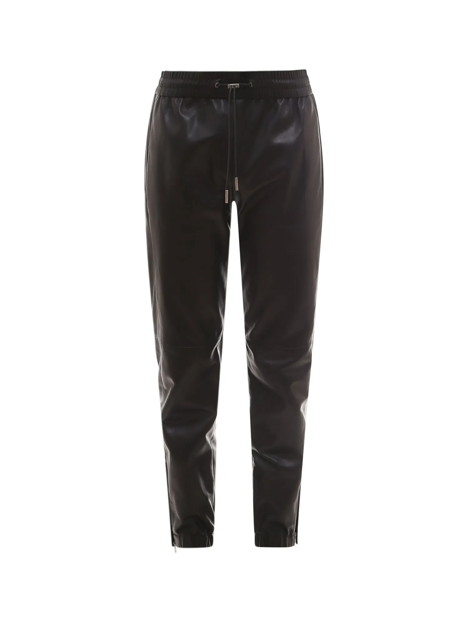 Saint Laurent Drawstring Leather Pants