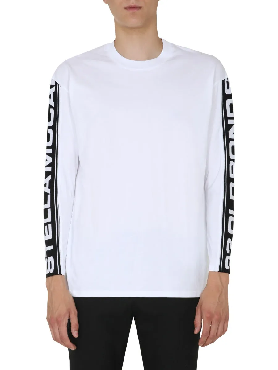 Stella McCartney Logo Tape Long Sleeve Top
