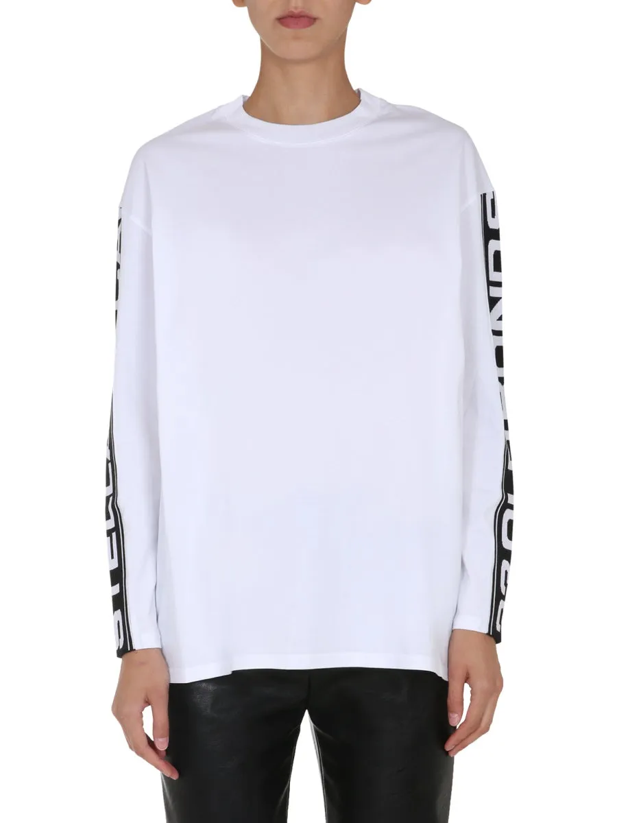 Stella McCartney Logo Tape Long Sleeve Top