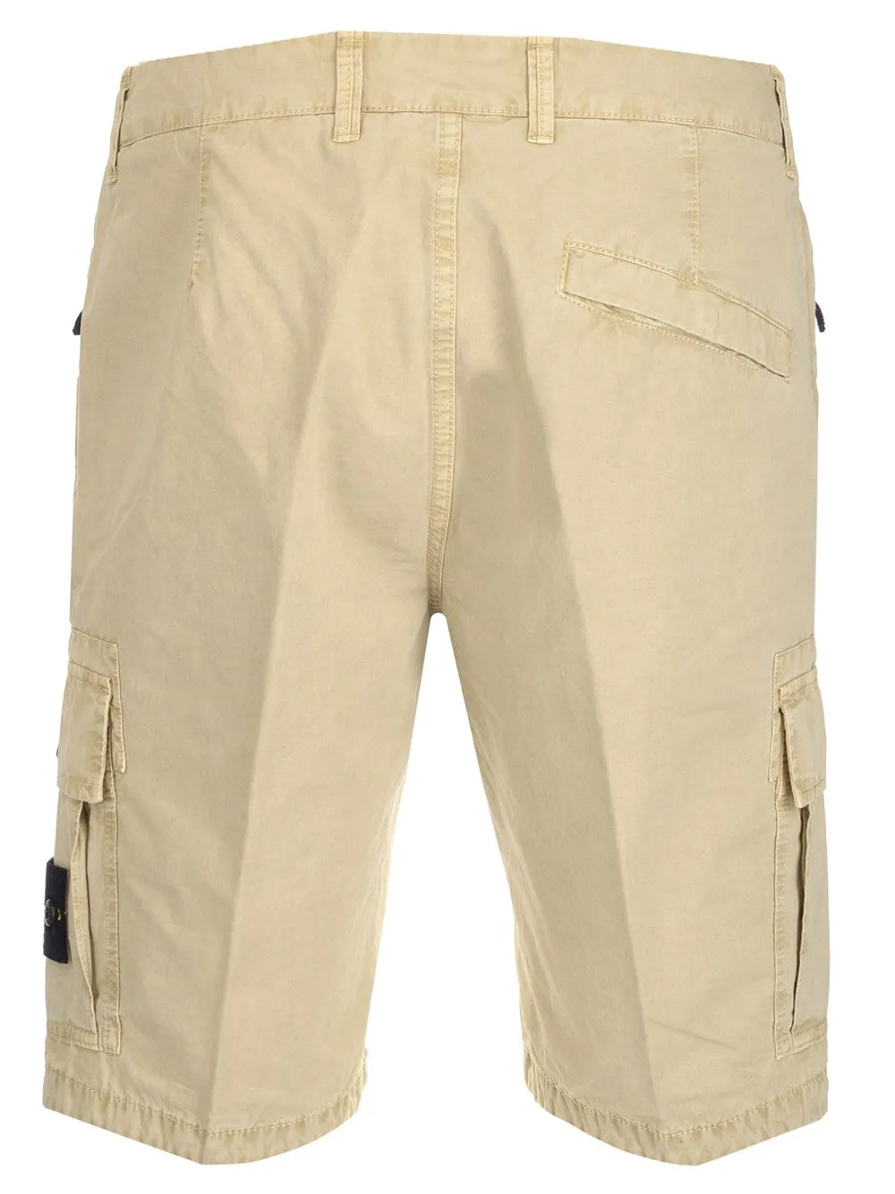 Stone Island Logo Patch Cargo Shorts