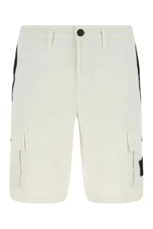 Stone Island Logo Patch Cargo Shorts