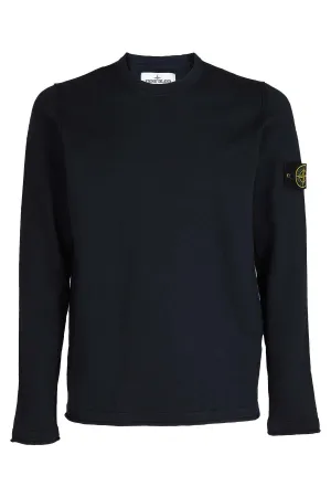 Stone Island Logo Patch Knitted Jumper