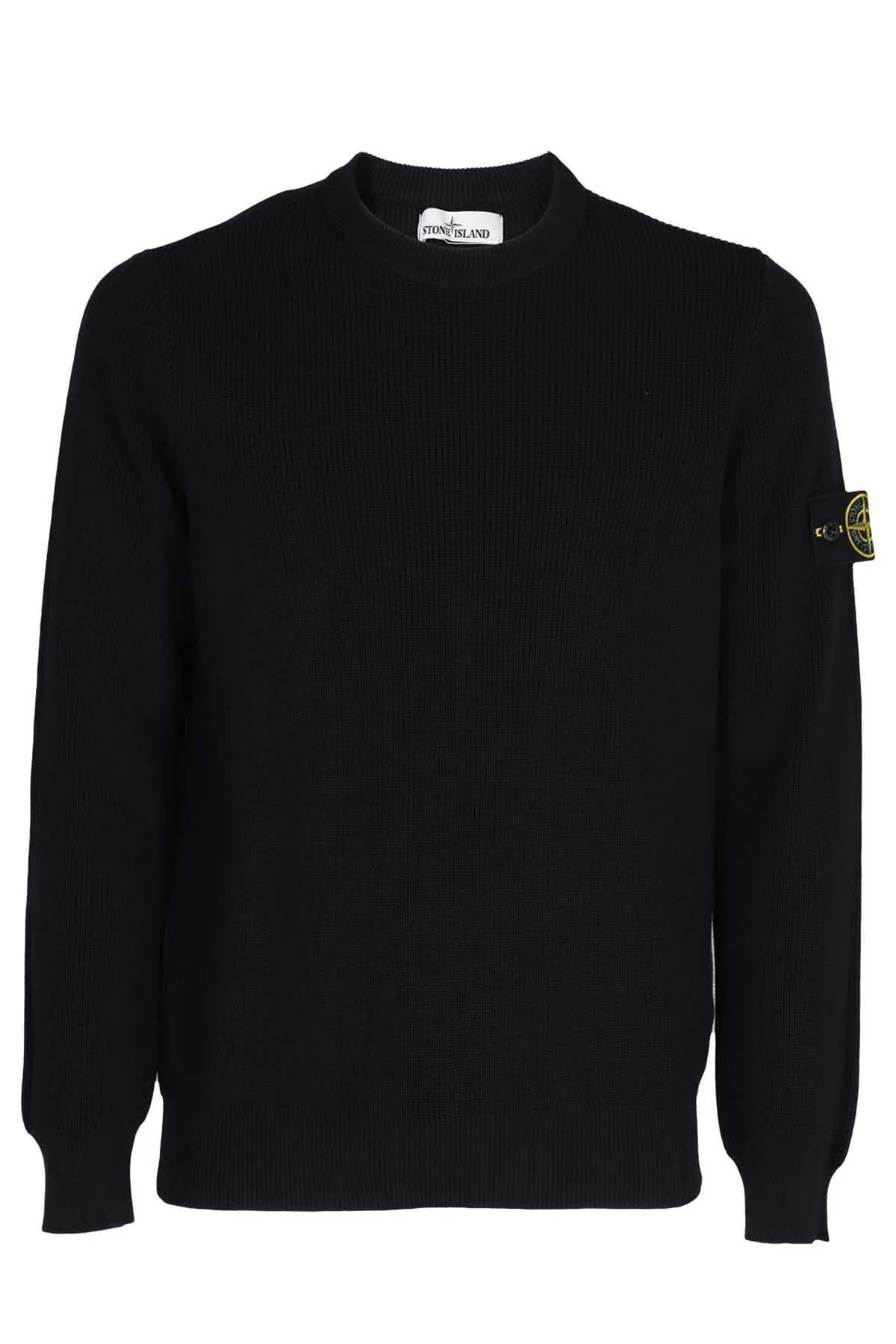 Stone Island Logo Patch Knitted Jumper