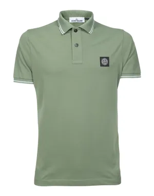 Stone Island Logo Patch Polo Shirt