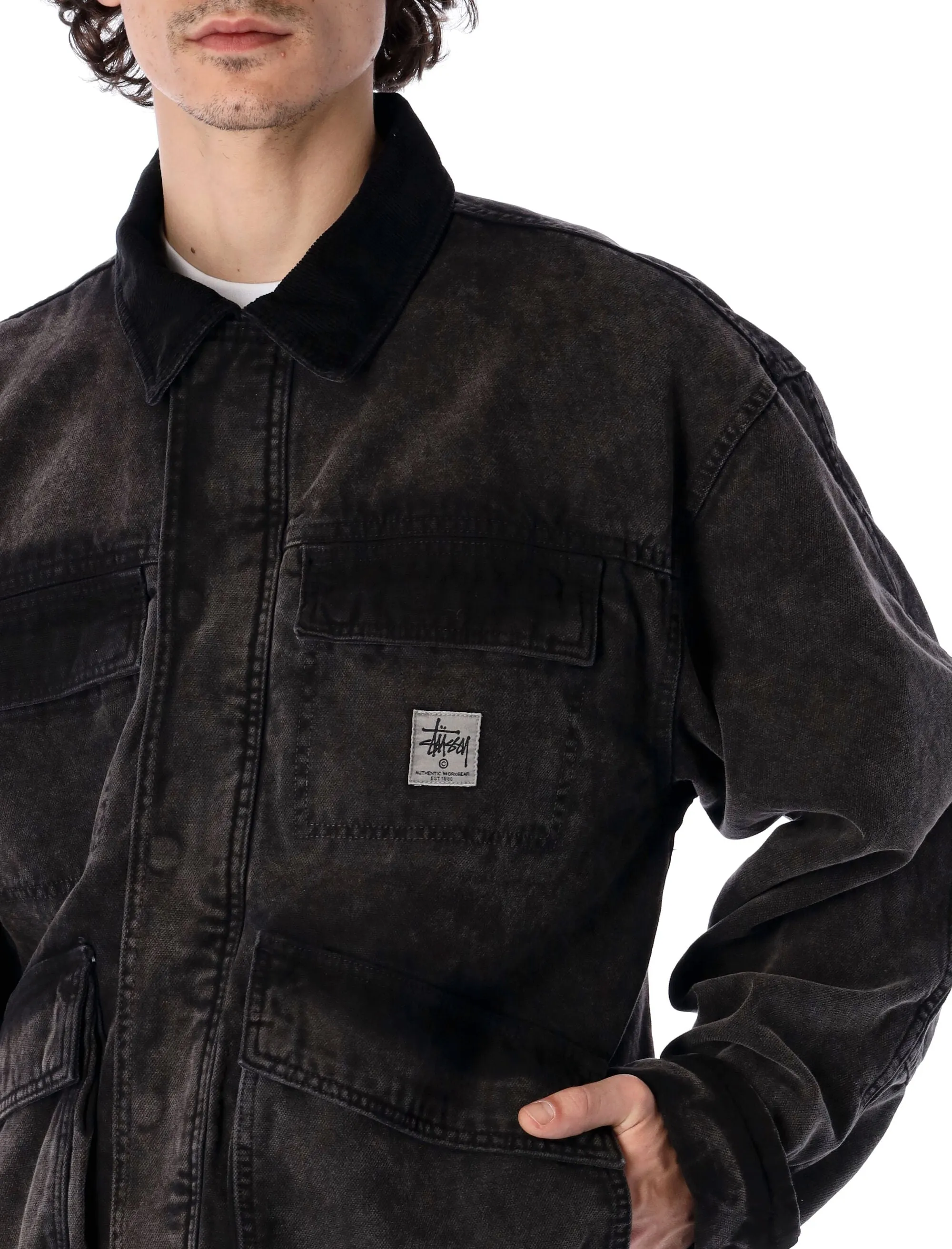 Stssy Washed Shop Jacket