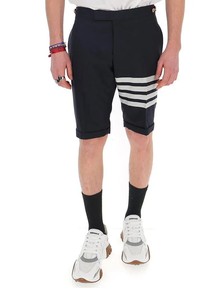 Thom Browne 4 Bar Print Shorts