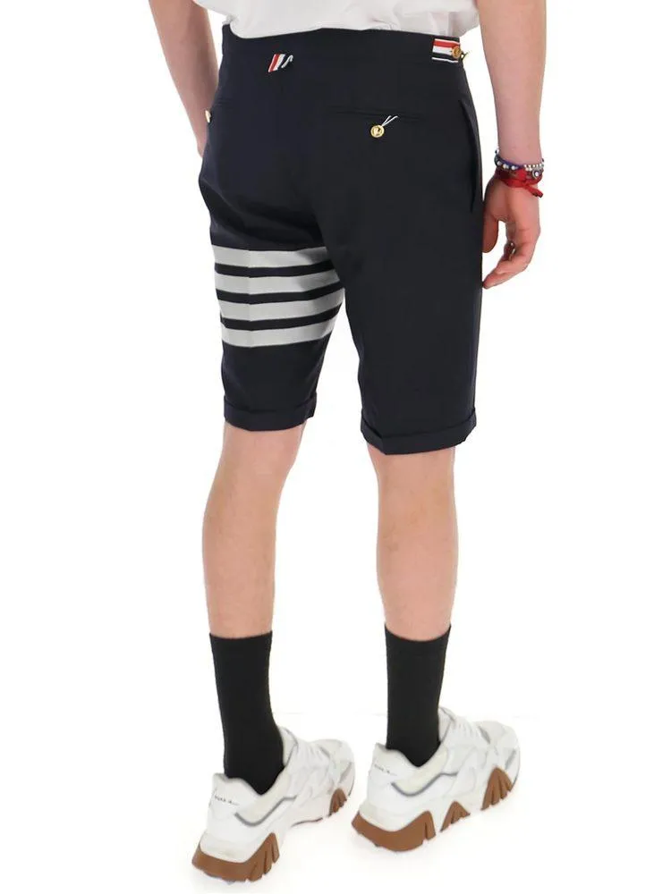 Thom Browne 4 Bar Print Shorts