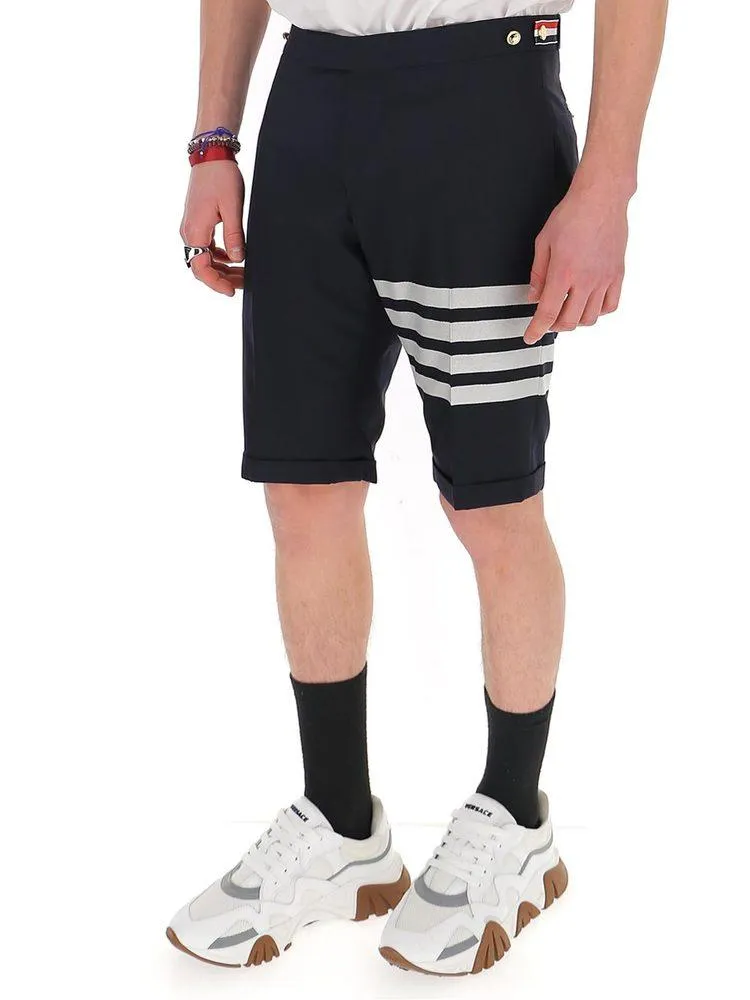 Thom Browne 4 Bar Print Shorts