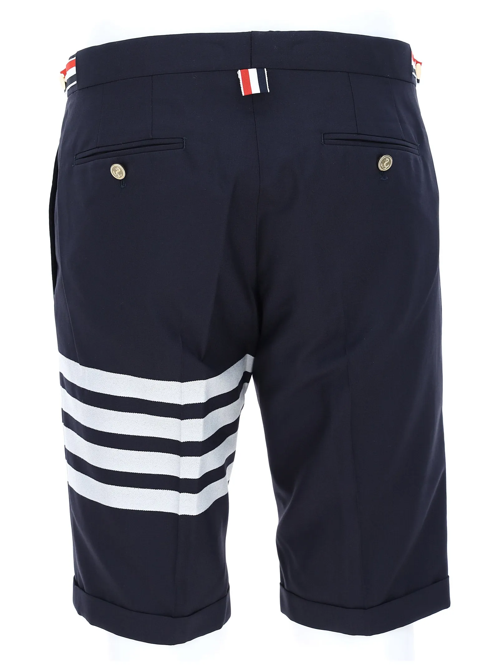 Thom Browne 4 Bar Print Shorts