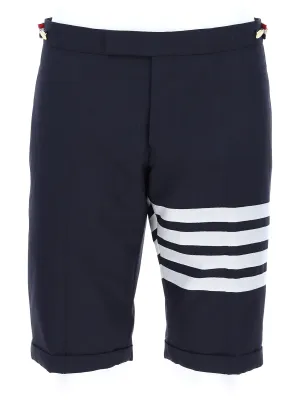 Thom Browne 4 Bar Print Shorts