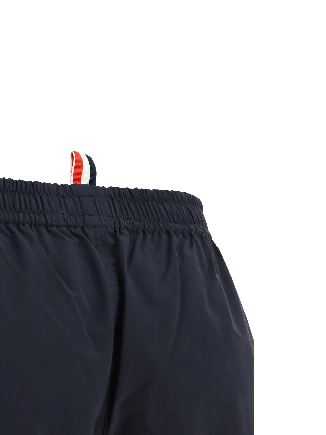 Thom Browne Elasticated Waist Striped-Tab Shorts