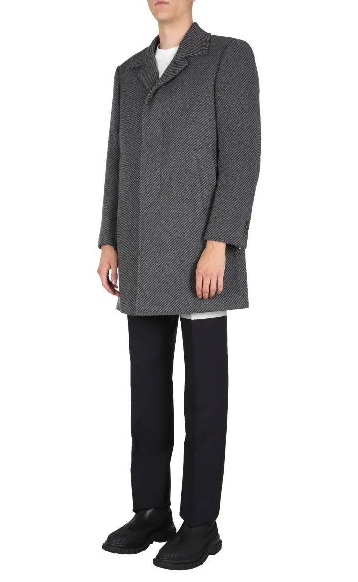 Thom Browne Single-Breasted Tailored Coat