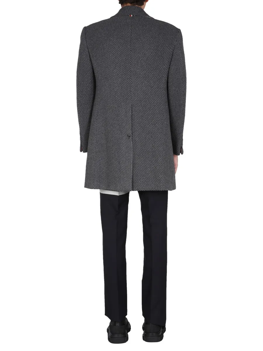 Thom Browne Single-Breasted Tailored Coat