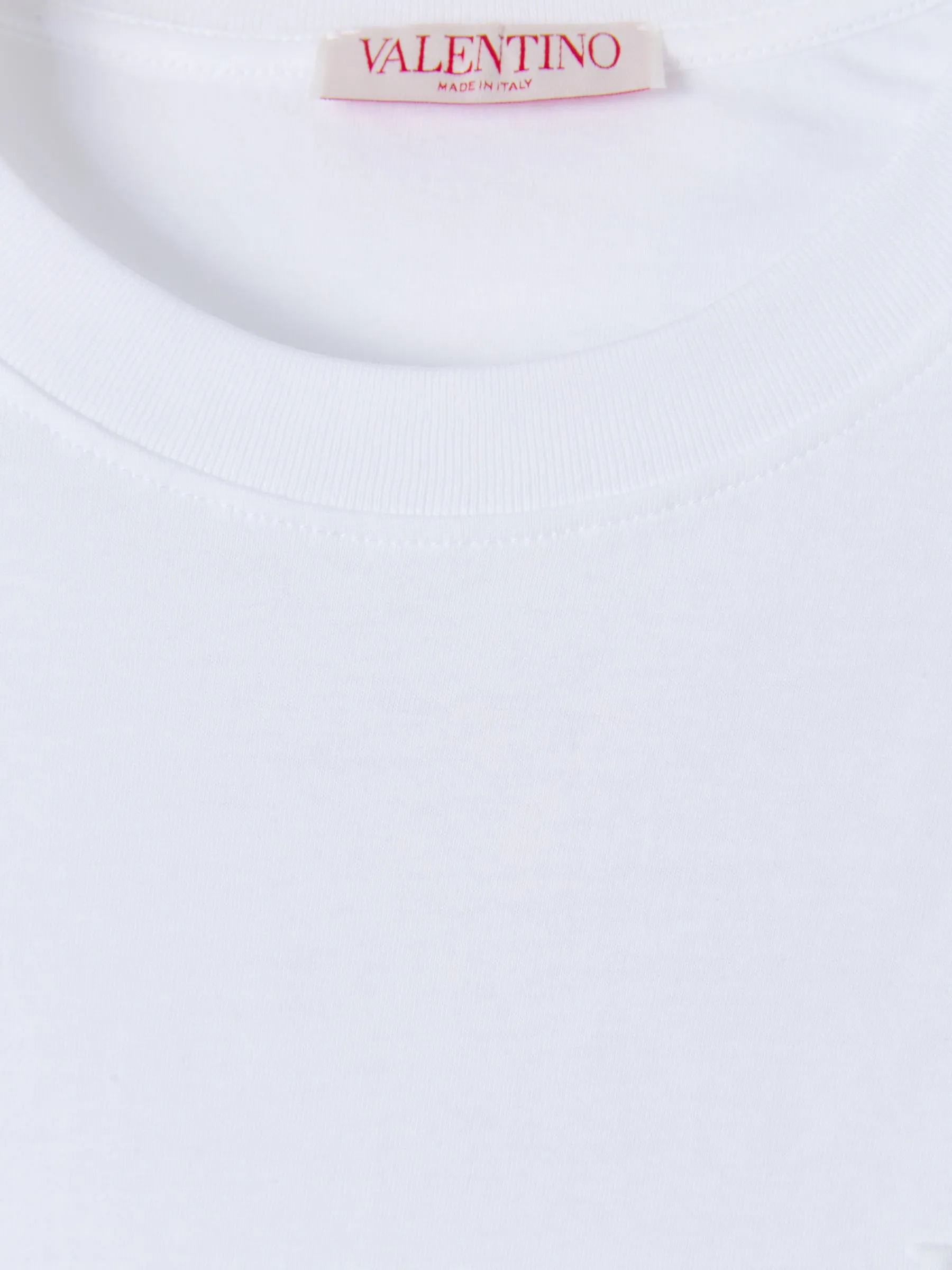 Valentino Logo Embossed T-Shirt