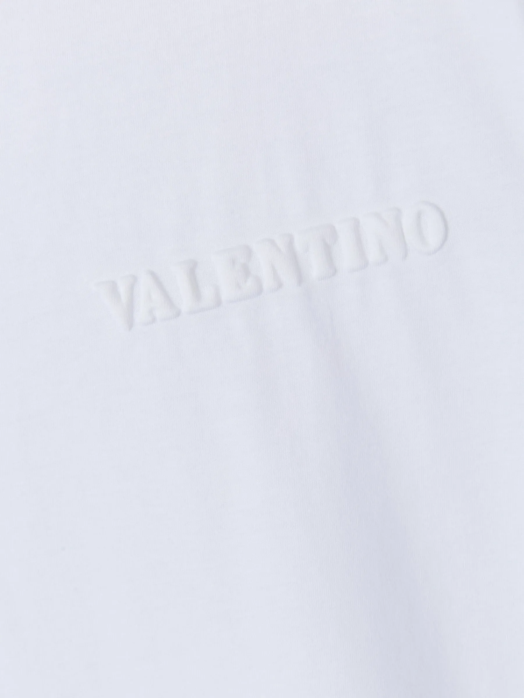 Valentino Logo Embossed T-Shirt