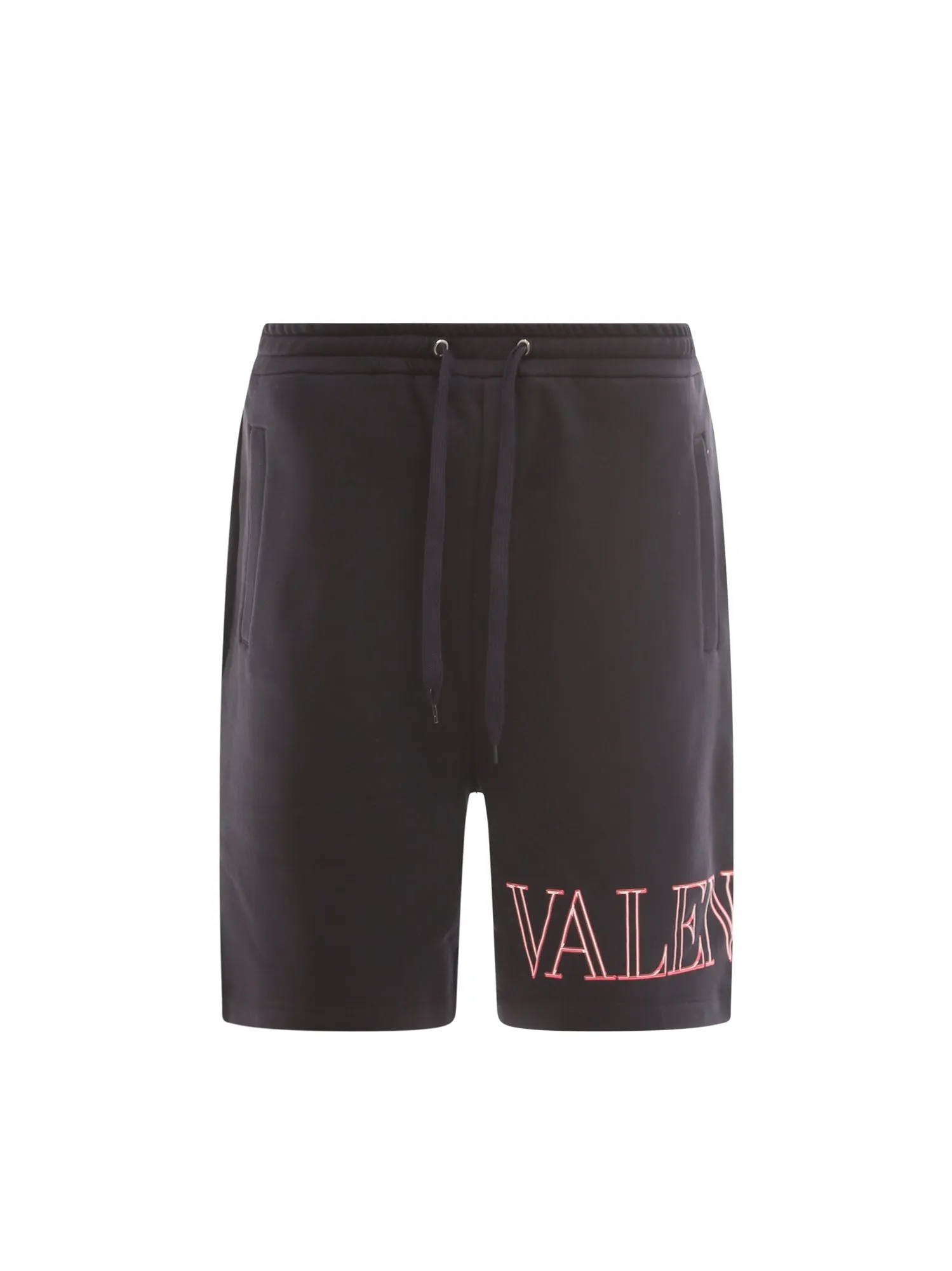 Valentino Logo Printed Drawstring Shorts