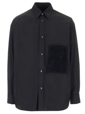 Valentino Macram Pocket Shirt Jacket