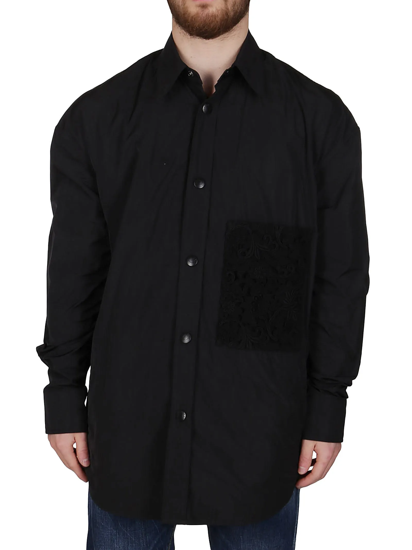 Valentino Macram Pocket Shirt Jacket