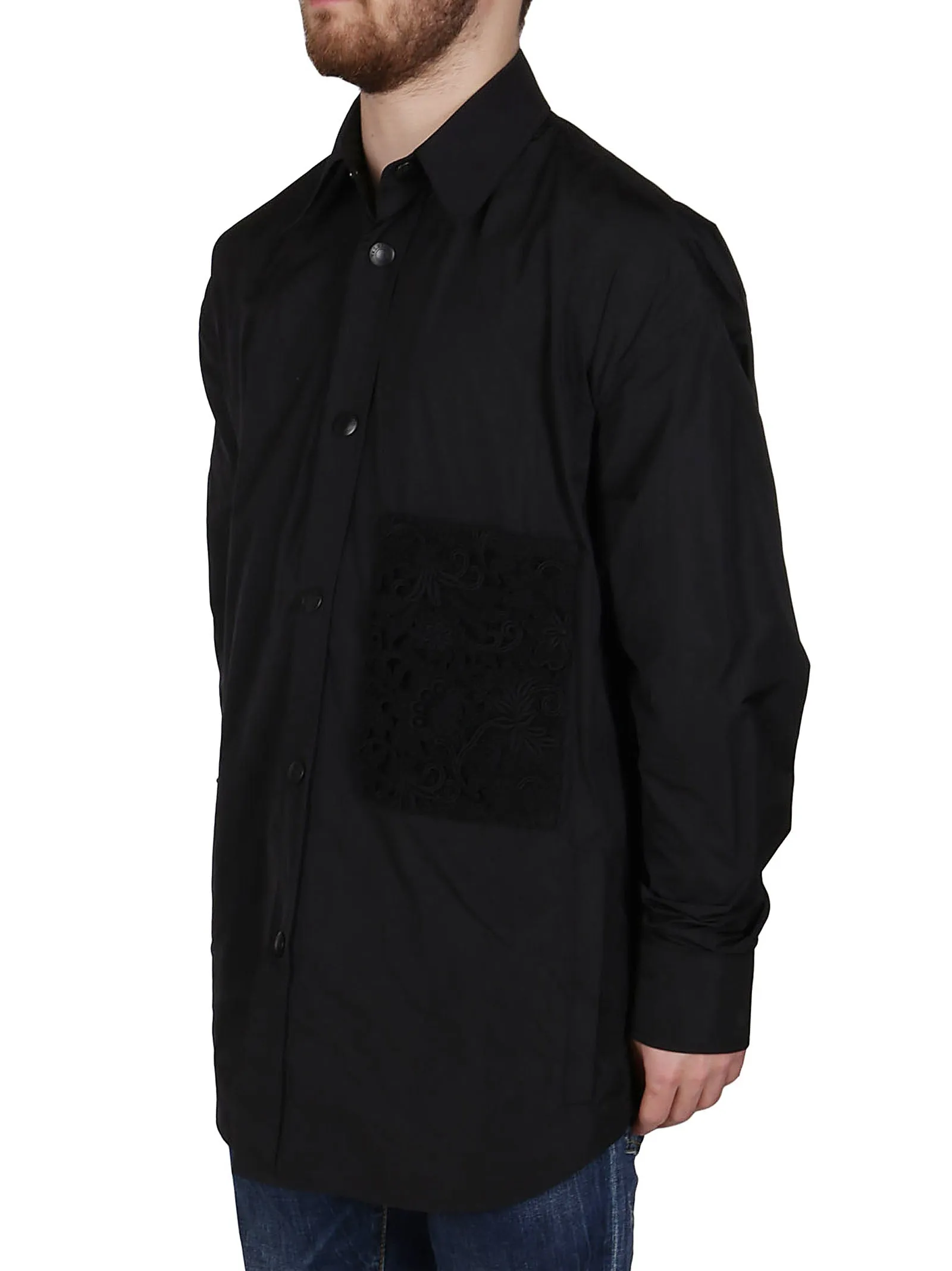 Valentino Macram Pocket Shirt Jacket