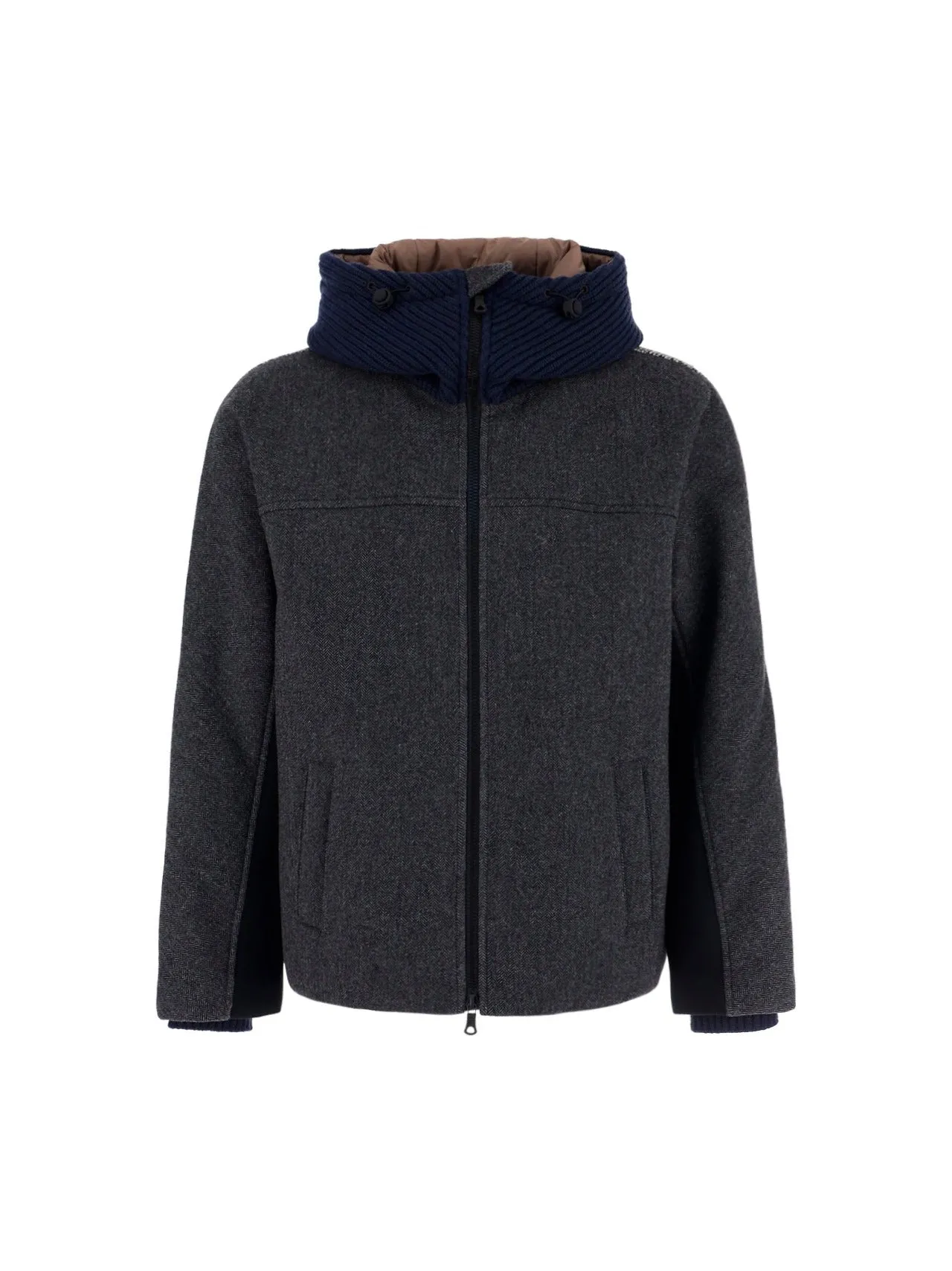 Valentino Oversized Hooded Pea Coat