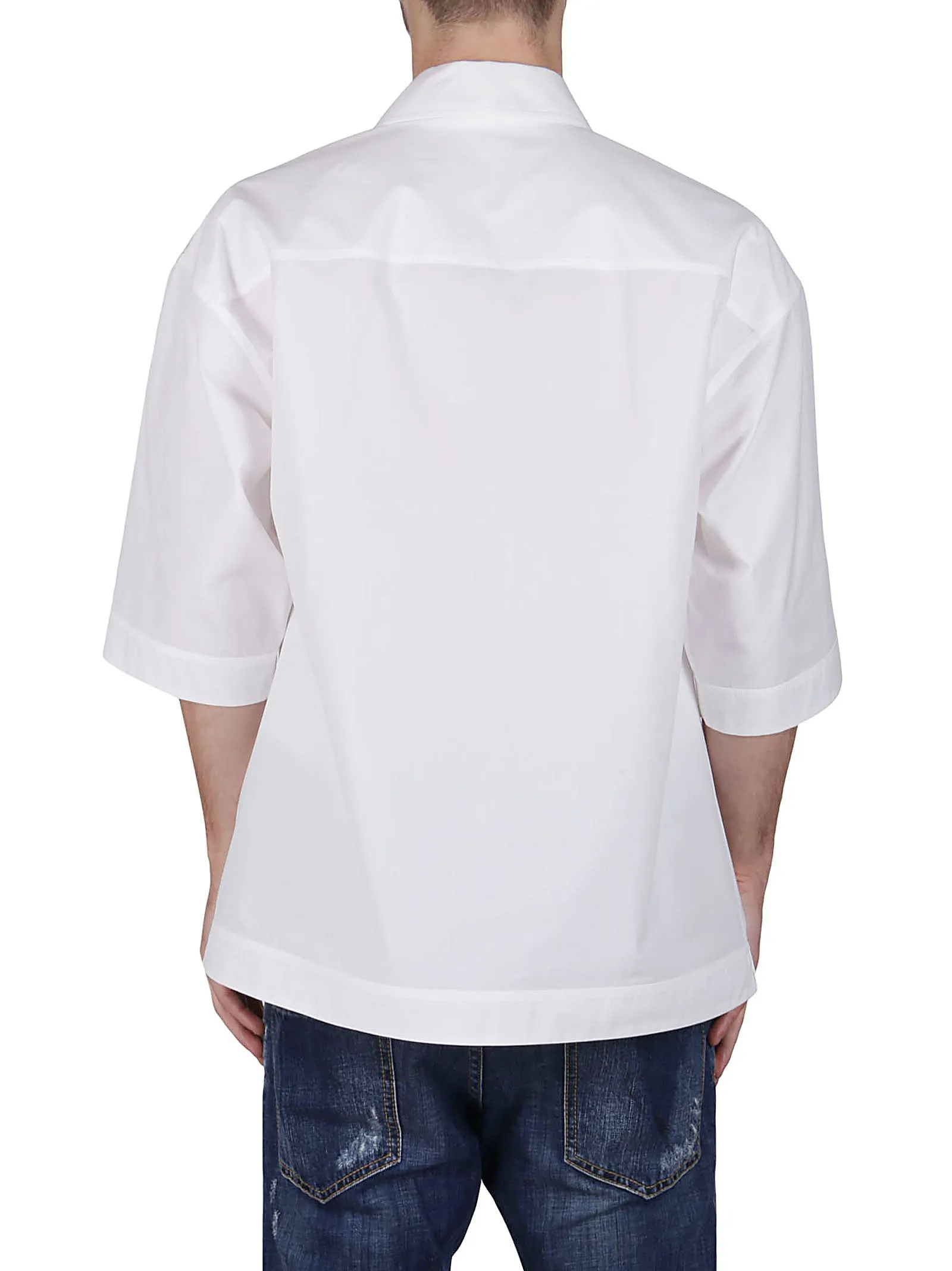 Valentino Poplin Polo Shirt